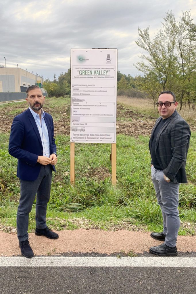 Green Valley: l'inaugurazione a Roccasecca con il sindaco Giuseppe Sacco