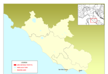 Acqua e aria: i panorami del Parco Regionale Riviera di Ulisse Mappa del Parco Regonale Riviera di Ulisse.