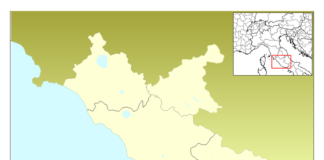 Acqua e aria: i panorami del Parco Regionale Riviera di Ulisse Mappa del Parco Regonale Riviera di Ulisse.