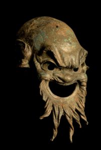 Maschera di Papposileno, bronzo - Fondazione Sorgente Group