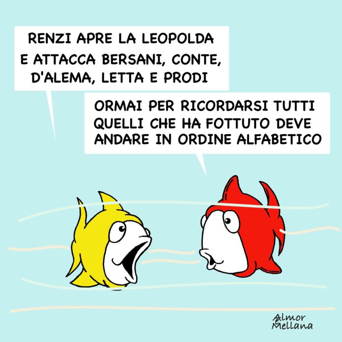 Metaverso anche per lui: RENZI, AVANTI UN ALTRO!, di Almor e Claudio Mellana