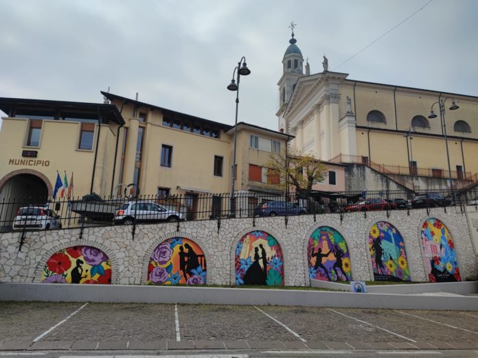 Sei murales a Montorso su Luigi Da Porto, Giulietta e Romeo