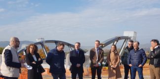 Sopralluogo al cantiere del nuovo ponte sulla Montorsina. Faccio: “Rispettiamo i tempi, salvo imprevisti apriremo entro marzo” Sopralluogo al cantiere del nuovo ponte sulla Montorsina