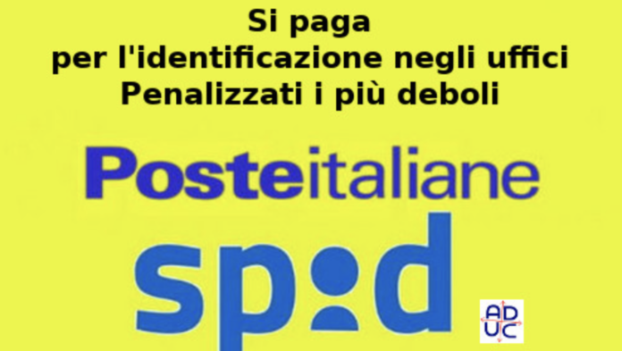 Spid a pagamento alle Poste