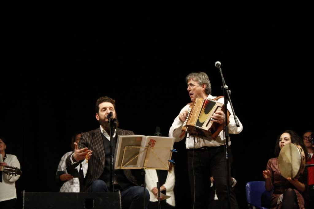 Theodor Melissinopoulos e Ambrogio Sparagna - foto di Pietro Zangrillo