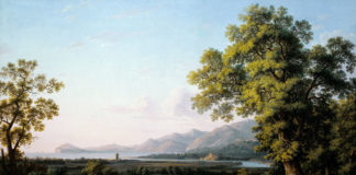 Prima del Ponte Real Ferdinando: la Turris Gareliani e la Turris Ad Mare, dove il Garigliano segna i confini tra Lazio e Campania La Turris Gareliani e la Turris Ad Mare in un dipinto di Jacob Philipp Hackert.