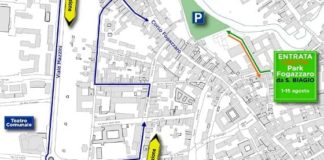 Porta Santa Croce a Vicenza, dal 15 al 19 novembre chiusa al traffico in entrata da viale Mazzini verso corso Fogazzaro