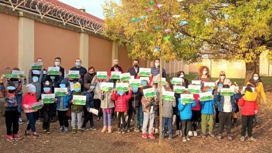 Festa dell’albero all’Istituto comprensivo 2 di Vicenza con Rucco e Tolio