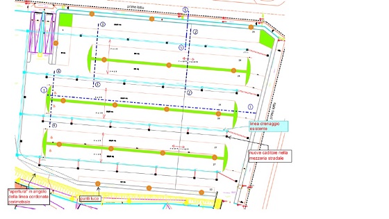 La mappa del parcheggio riqualificato del Teatro Comunale di Vicenza