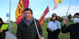 Venerdì 5 novembre presidio Usb davanti la sede della Cgil di Vicenza contro accordo sulla logistica con OTB di Rosso