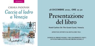 Presentazione del libro “Caccia al Ladro a Venezia” della giornalista vicentina Chiara Padovan all’Hotel Carlton