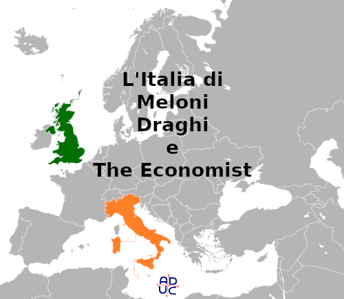 L’Italia di Meloni, Draghi e The Economist