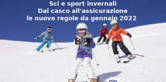 Sci e sport invernali, Aduc: dal casco all’assicurazione, nuove regole dal 1 gennaio 2022 sci nuove regole