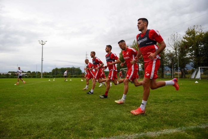 Lr Vicenza, un allenamento