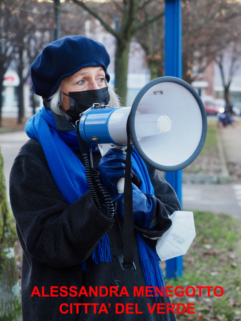 ALESSANDRA MENEGOTTO manifestazione e presidio del 18 dicembre 2021 - 5 (foto di Maurizio Morelli)