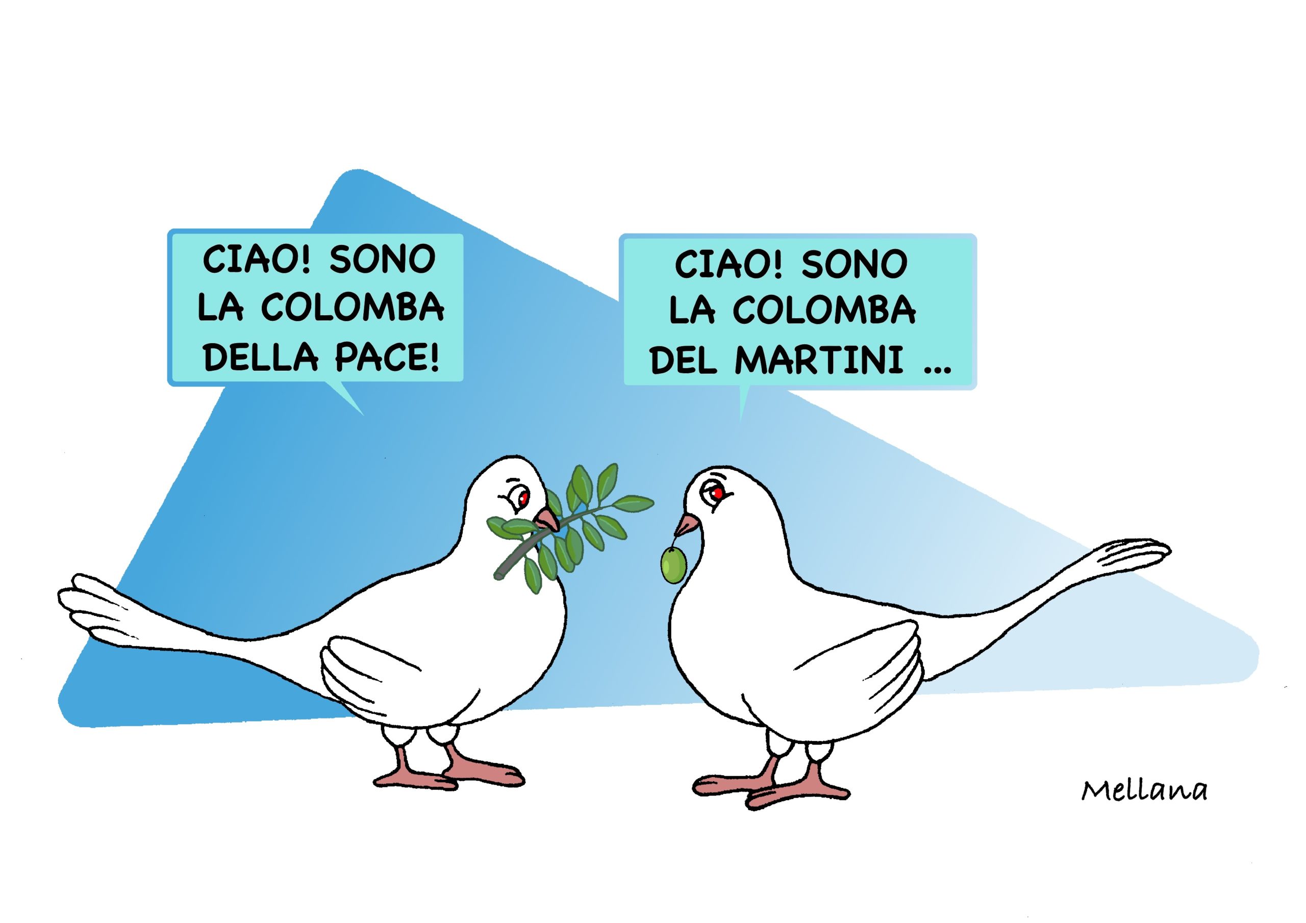 CI SONO COLOMBE E COLOMBE, by Claudio Mellana