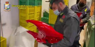 Padova, furto e ricettazione ricambi moto: GdF esegue due misure cautelari Finanza Padova furto e ricettazione ricambi moto
