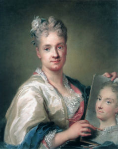 Lavinia Dickinson Project al Veneto: monumenti per vostre grandi donne come Rosalba Carriera (suo Autoritratto con il ritratto della sorella, 1715, Firenze, Galleria degli Uffizi)