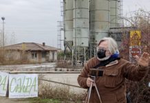 PFAS, COVEPA diffida Provincia Vicenza su potenziamento sito ex Safond Martini Massimo Follesa davanti alla Safond Martini di Montecchio Precalcino covepa