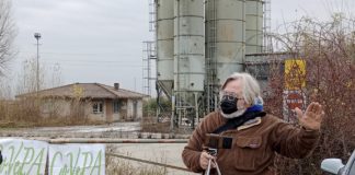 PFAS, COVEPA diffida Provincia Vicenza su potenziamento sito ex Safond Martini Massimo Follesa davanti alla Safond Martini di Montecchio Precalcino covepa