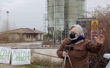 PFAS, COVEPA diffida Provincia Vicenza su potenziamento sito ex Safond Martini Massimo Follesa davanti alla Safond Martini di Montecchio Precalcino covepa