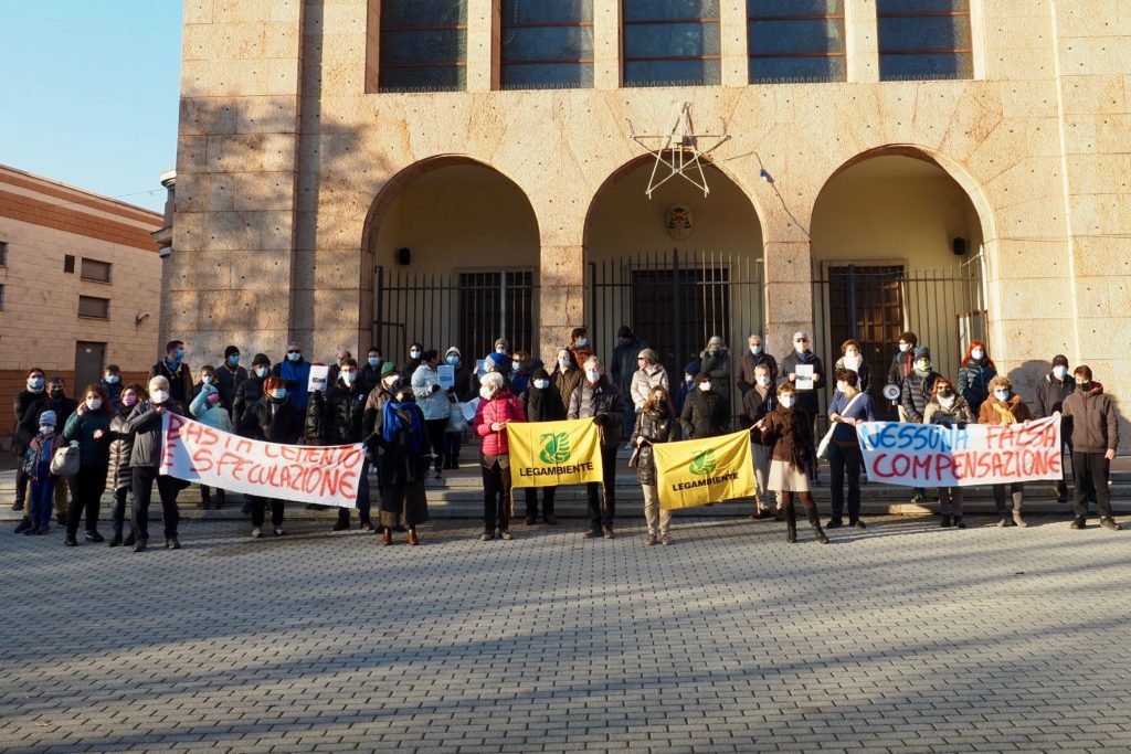 Pomari, manifestazione e presidio del 18 dicembre 2021 - 1 (foto di Maurizio Morelli)