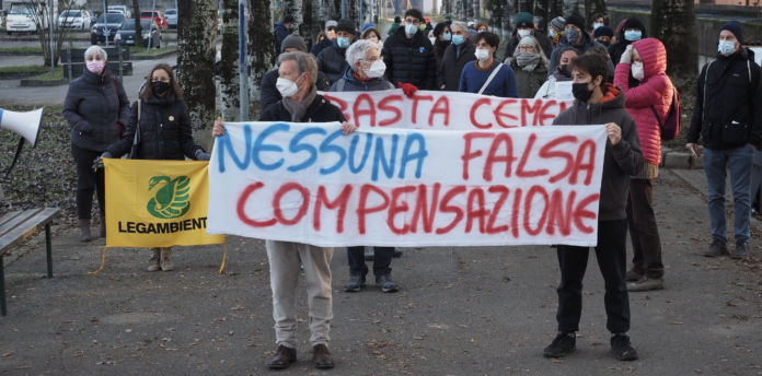 Pomari, manifestazione e presidio del 18 dicembre 2021 - 3 (foto di Maurizio Morelli)