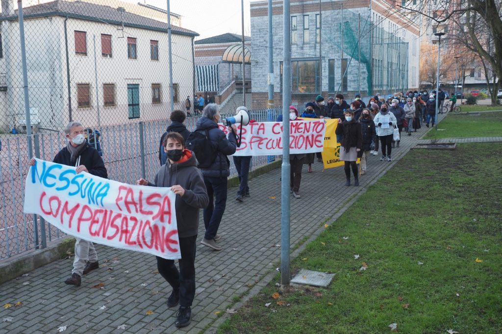 Pomari, manifestazione e presidio del 18 dicembre 2021 - 2 (foto di Maurizio Morelli)