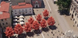 Campo Marzo a Vicenza, Rucco: piazzale De Gasperi nuova porta di accesso, entro 2023 lavori per rigenerare area da restituire a cittadini Rendering nuova porta di accesso a Campo Marzo a Vicenza