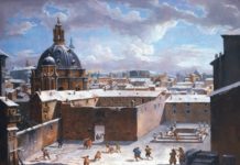 Fondazione Sorgente Group, i Capolavori raccontati da Claudio Strinati: Roma sotto la neve- Giovanni Paolo Panini: “come eravamo” Roma innevata - 1730 - Giovanni Paolo Panini