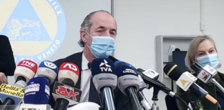 Covid, Zaia: “preoccupati per le festività, senza no vax saremmo in zona bianca” Luca Zaia punto stampa 27 dicembre Covid contagi feste vaccini