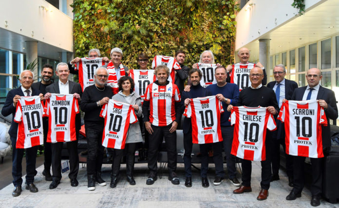 Soci di minoranza di Rosso nell'LR Vicenza Lr Vicenza: I soci di minoranza di OTB nel club presentati nel febbraio del 2019
