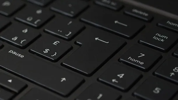 Tastiera di un computer Tastiera di un computer rilevatori