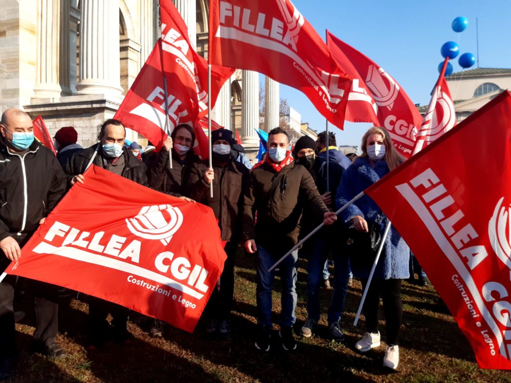 Vicentini Cgil allo sciopero generale a Milano