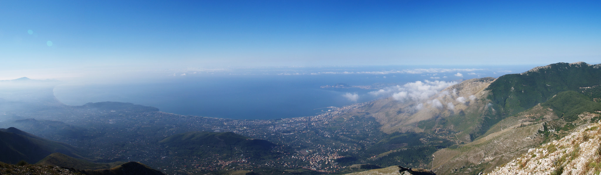 Vista di formia dal redentore