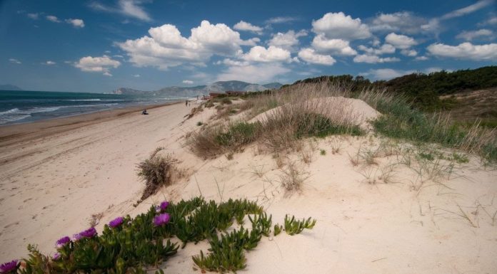 Duna e spiaggia di Capratica.