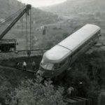 Sparanse-Gaeta: una Aln 556 breda rimase in bilico sul Viadotto del Pontone.