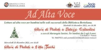 “Ad alta voce”: letture per bambini nelle sedi succursali della Biblioteca Bertoliana di Vicenza