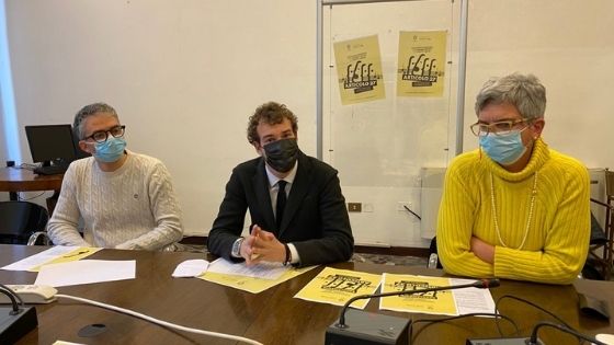 Concorso a Vicenza Articolo 27: Da sinistra Flavio Biffanti, Jacopo Maltauro, Cristina Tolio
