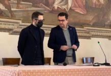 Amministrative Vicenza 2023, Celebron: “Possamai aggira le primarie e con Letta e Diamanti manda in streaming una serie distopica su Vicenza” Tav/Tac a Vicenza, da sinistra Celebron e Rucco