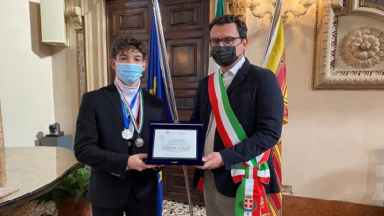 Il sindaco di Vicenza Rucco riceve Massimo Traversa