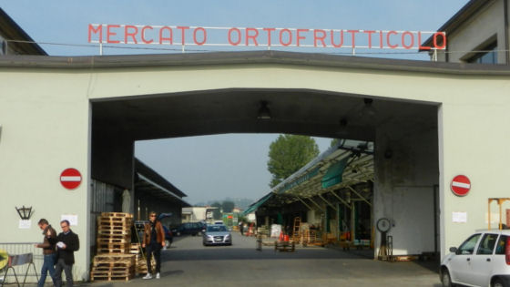 Mercato nuovo o ortofrutticolo di Vicenza, l'entrata