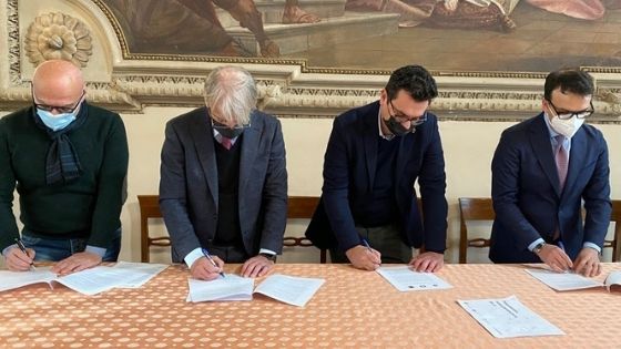 Tribunale e wi-fi, Da sinistra Gabbi, Rizzo, Rucco e Moscatelli