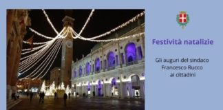 Festività natalizie, gli auguri del sindaco Francesco Rucco ai cittadini di Vicenza