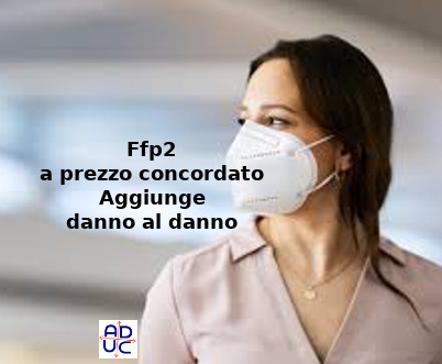 mascherine Ffp2 a prezzo concordato male secondo Aduc