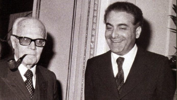 Piersanti Mattarella con Sandro Pertini