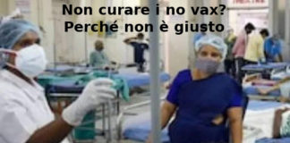 Non curare i no vax? Aduc: ecco perché non è giusto