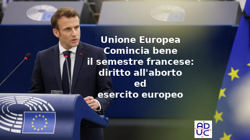 Emmanuel Macron e semestre francese alla UE
