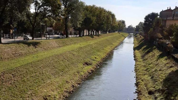 Le due sponde del Retrone lungo viale Giuriolo