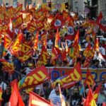 USB Vicenza, manifestazione in Piazza Castello contro la guerra a Gaza Presidio Usb, Usb Veneto e Usb Vicenza e manifestazioni (foto di archivio) per costi energia